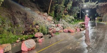 Emergencia por lluvias en Cajicá Foto: Bomberos de Cundinamarca