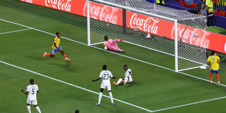 Con lo justo, Colombia derrotó a Ghana y aseguró su clasificación a los octavos de final del Mundial 2026.